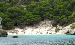 Пляж Platja de Macarelleta, Menorca
