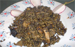 Чёрный рис с морепродуктами