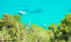 Пляж Cala des Cubells, Ibiza