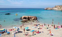 Пляж Cala Tarida, Ibiza