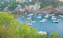 Пляж Cala Vedella, Ibiza