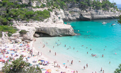 Пляж Cala Mitjana, Menorca