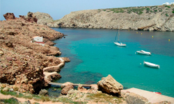 Пляж Cala Morell, Menorca