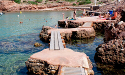 Пляж Cala Morell, Menorca