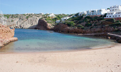 Пляж Cala Morell, Menorca