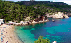 Пляж Port de Sant Miquel, Ibiza