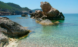Пляж Es Caló de s’Illa, Ibiza