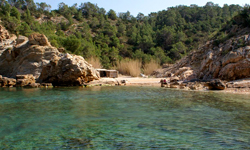 Пляж Port de ses Caletes, Ibiza