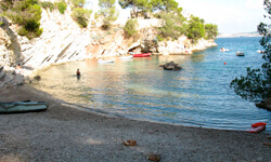 Пляж Es Caló de ses Llises, Mallorca