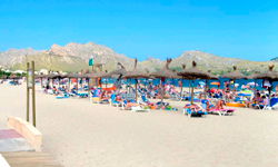 Пляж Platja del Port de Pollença, Mallorca