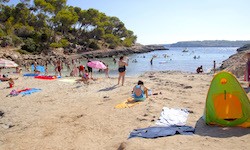 Пляж Caló de sa Barca Trencada, Mallorca