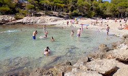 Пляж Caló de sa Barca Trencada, Mallorca