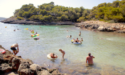 Пляж Caló de sa Barca Trencada, Mallorca