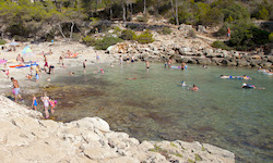 Пляж Caló de sa Barca Trencada, Mallorca