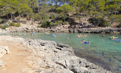 Пляж Caló de sa Barca Trencada, Mallorca