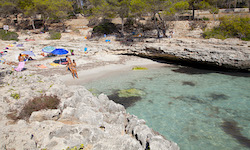 Пляж Caló d’es Burgit, Mallorca