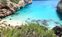 Пляж Caló des Moro, Mallorca