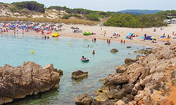 Пляж Cala Pudent, Menorca