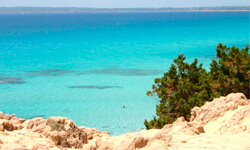 Пляж Caló des Morts, Formentera