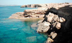 Пляж Caló des Moro, Formentera