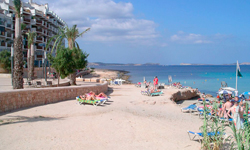 Пляж Caló des Moro, Ibiza