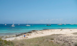 Пляж Cala d’en Borrаs, Formentera