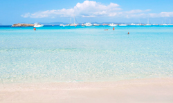 Пляж Platja de ses Illetes, Formentera